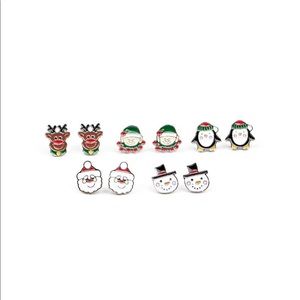 Paparazzi starlet shimmer kids Christmas Xmas 10 piece earrings set
